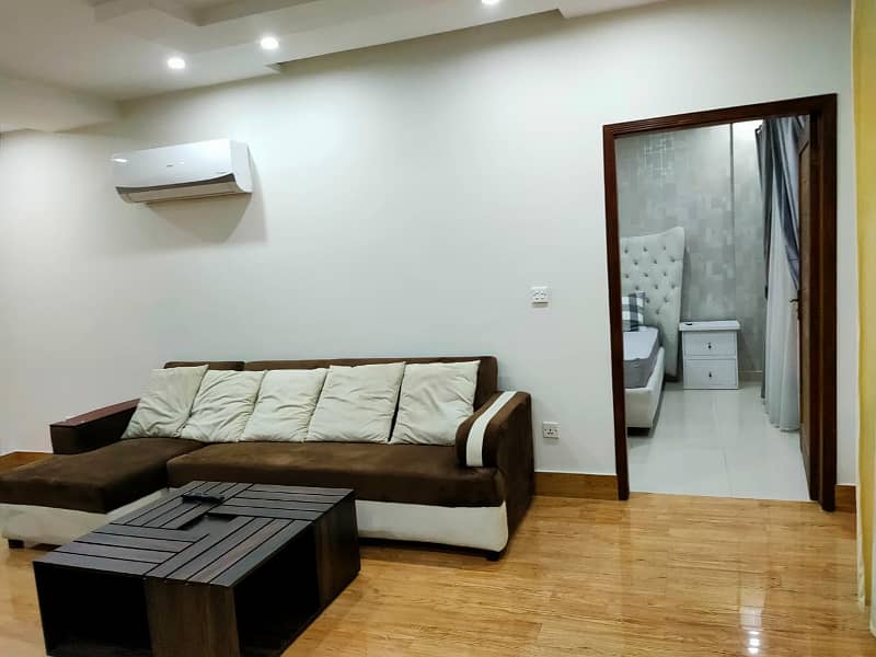 1 bed Furnished Apartment for rent in Chambeli block Bahria town Lahore 1