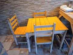 Restaurant Wooden chairs and tables