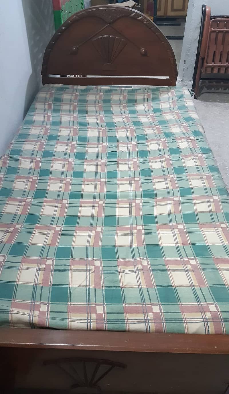 Single bed with mattress 3