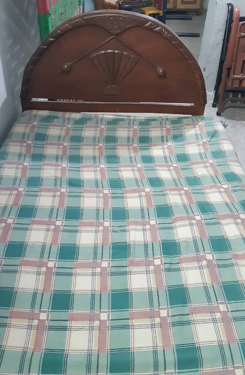 Single bed with mattress 4