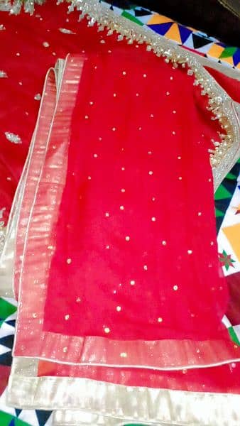 Embroided lash red suit 4