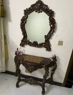 Console table and mirror 0
