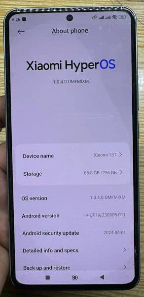 Xiaomi 13t 2