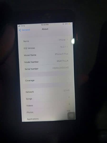 iPhone 8 plus 64 GB official Pta approved 5