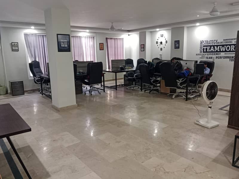 HALL Available for rent In Commercial Market Satellite Town 1