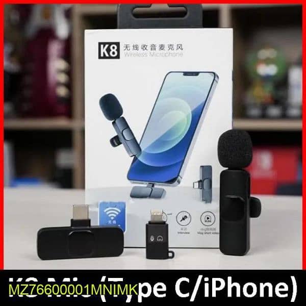 Wireless Rechargeable Microphone. 2