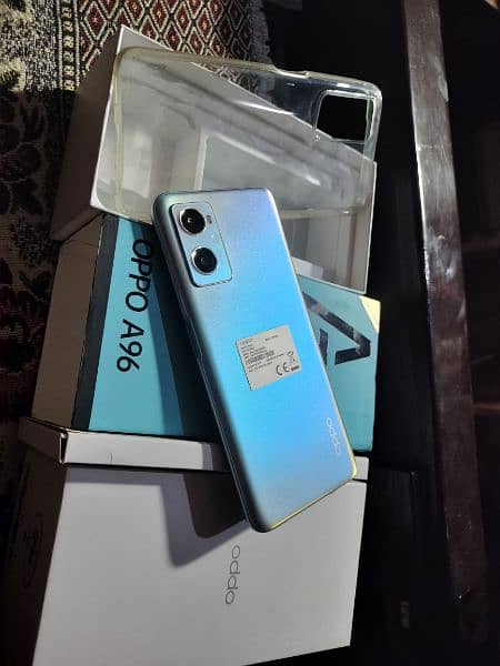 Oppo a96 8gb 128gb 10y10 total original full box charger Chaska party 1