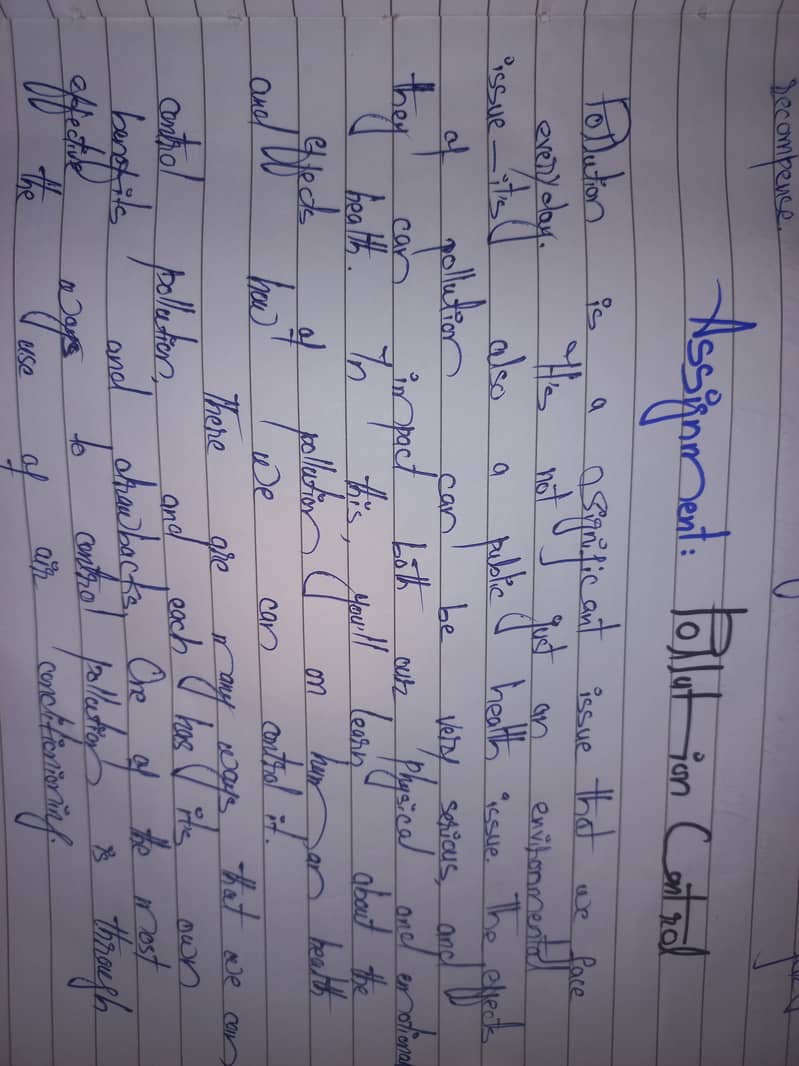Handwritten assignment writer 18