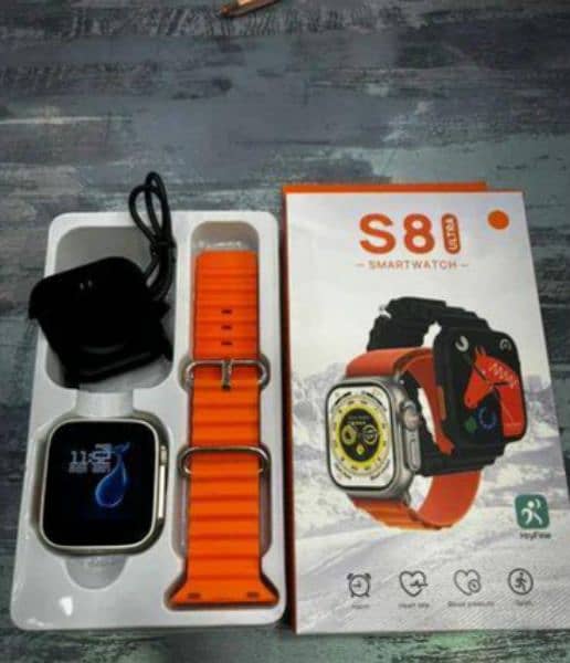 S8 Ultra Smart Watch, Orange 1