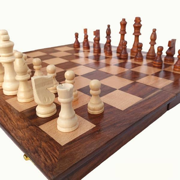 Handmade Wooden Chess, Chess, Chess Board, Wooden Chess. 3