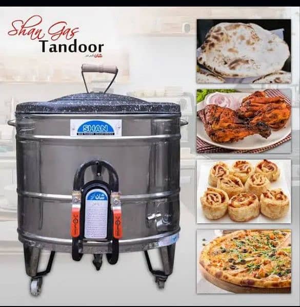 8 Roti Gas Tandoor with All Accessories Brand New 2