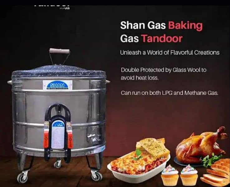 8 Roti Gas Tandoor with All Accessories Brand New 8