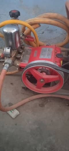 plunger pump with 2 horse power motor with pipes