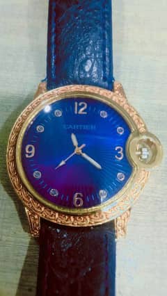 Mens stylish blue colour watch.