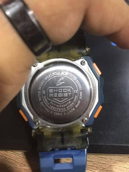 G Shock Casio 2020 square shape front glass crack 4