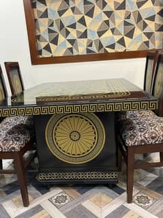 6 seater dinning pure wooden 0