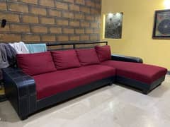 3 pc sofa set including L shaped and 2 seater 0