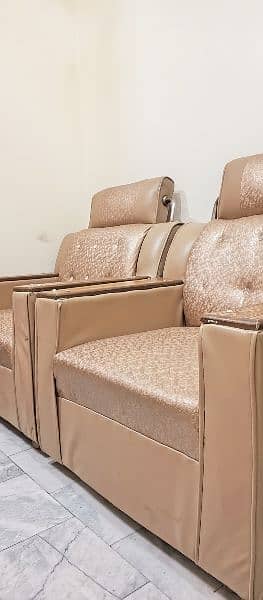 Sofa set with 2 single Chairs for sale . . . Affordable price 5
