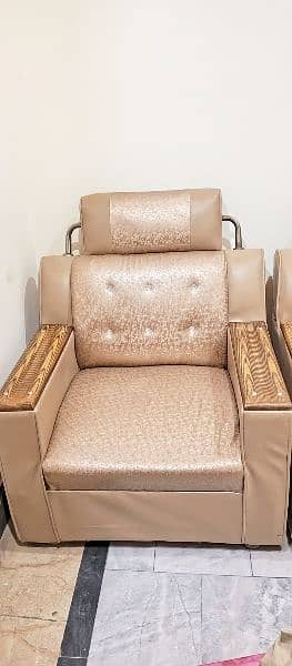 Sofa set with 2 single Chairs for sale . . . Affordable price 8