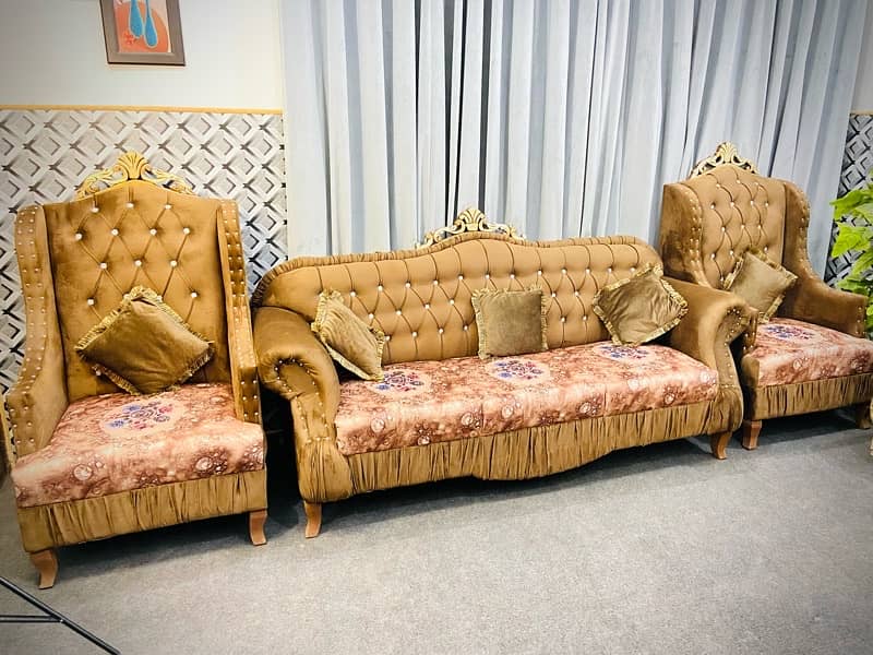 stylish sofa set 2 chair 3 seater for sale 3