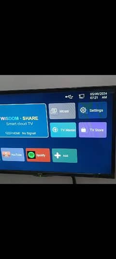 40 inch LED. fully Android. latest virson.