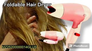 Foldable Fabulous 700w Hair Dryer Pink Only Cash on delivery Free