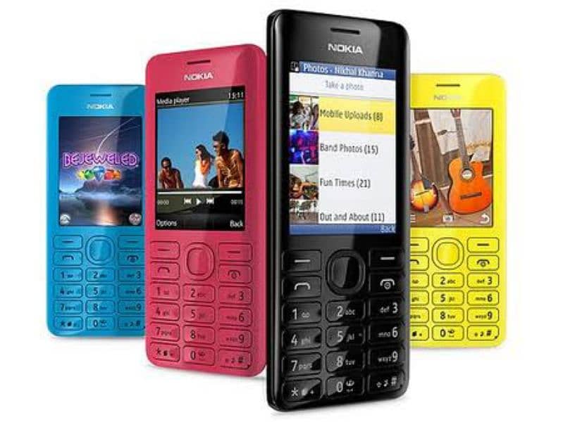 Nokia 206 original 100% non PTA new box price 6500 contact 03246887251 2