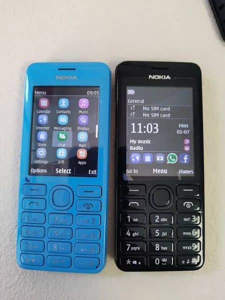 Nokia 206 original 100% non PTA new box price 6500 contact 03246887251 4