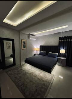 Tow badroom apartment available for rent daily basis in Bahria town 0