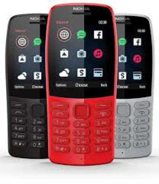 Nokia 210 original 100% non PTA new box price 7500 contact 03246887251 4