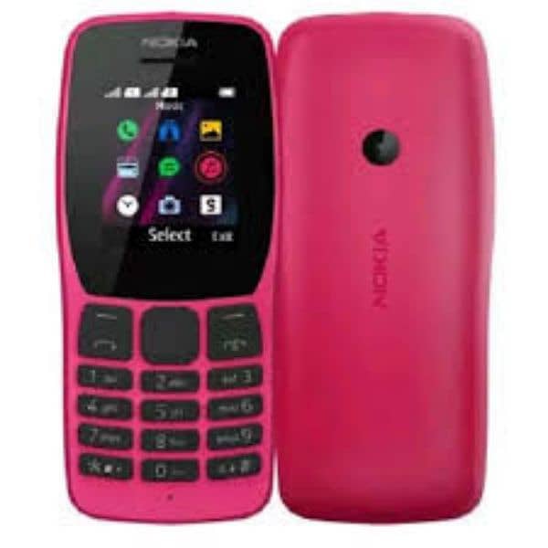 Nokia 110 original 100% non PTA new box price 5200 contact 03246887251 3