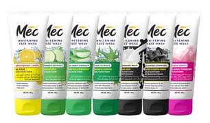 All Mec Whitening Face Wash Milk, Lemon, Cucumber Extract, Flaw 0