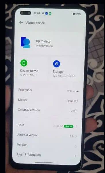 OPPO F17 pro. 8/128. PTA approved. . Best batry bakup. 10/10 conditon 16