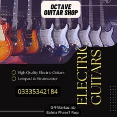 High Quality Electric Guitars at Octave Music store