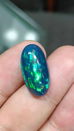 Natural Black Opal gemstone amazing fires multi color big size