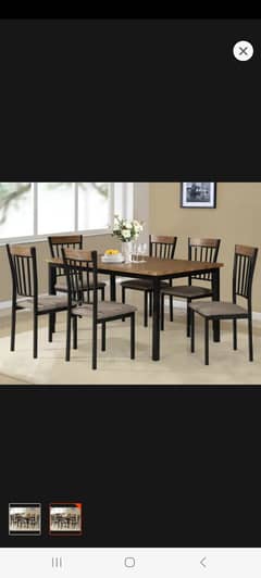 Dining Table for sale with 6 Chairs DISCOUNTED PRICE
