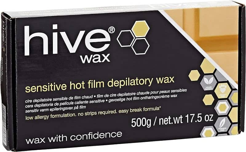 Hive Options Sensitive Hot Film Brazilian Depilatory Wax Block 2