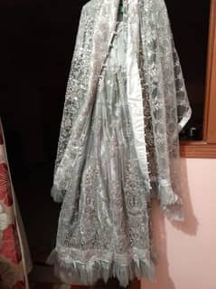 Gray maxi only 1 time used condition new