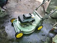 lawnmower grass cutting machine imported USA petrol engine