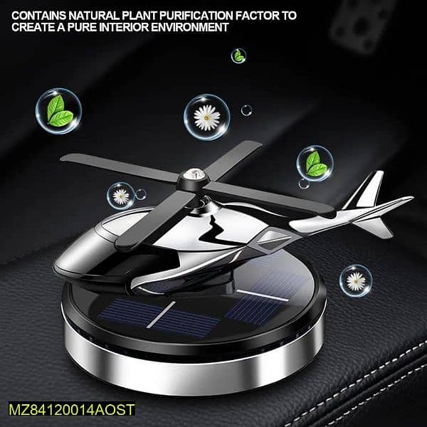 solar helicopter with car fragrance 0