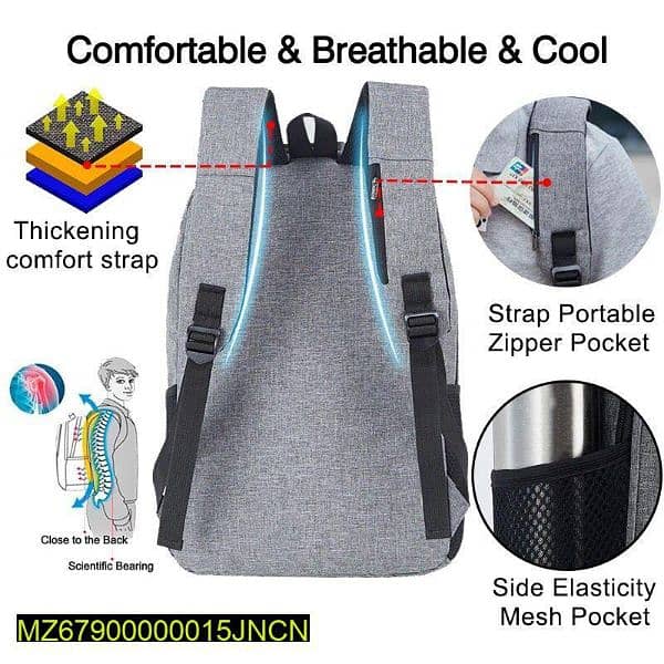 COMFORTABLE BACKPACK FOR BOYS AND GIRLS 1