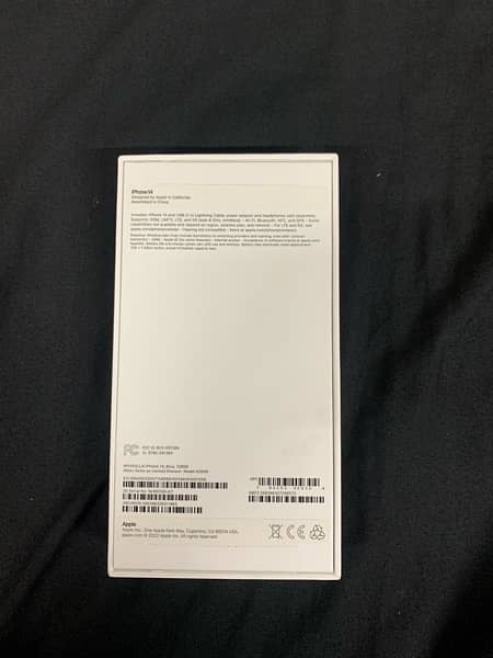iPhone 14 128GB JV Blue - Open Box but non activated or booted upr 1