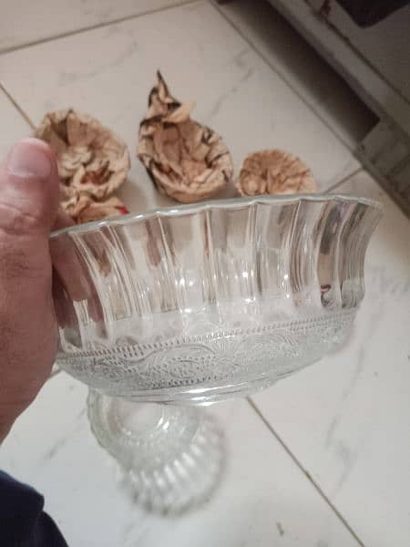 crockery Glass bowl set seven pieces imported (Thailand) 1
