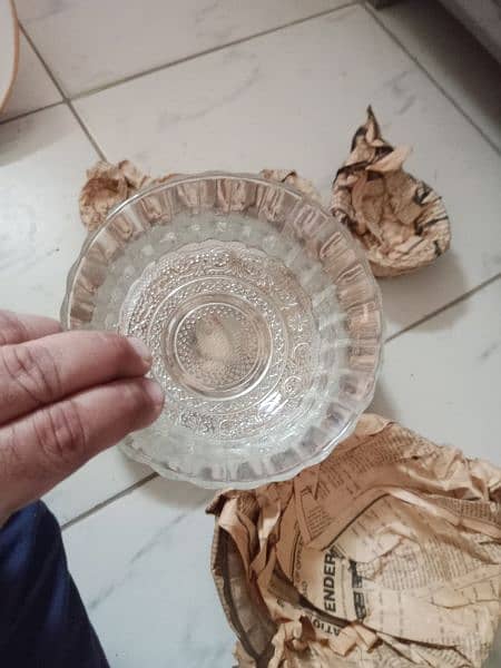 crockery Glass bowl set seven pieces imported (Thailand) 2