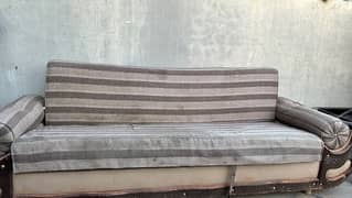 Brown Sofa Cum Bed. Comfortable and soft. Single Bed 0