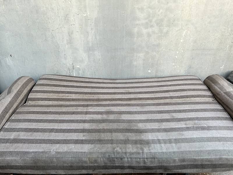 Brown Sofa Cum Bed. Comfortable and soft. Single Bed 4
