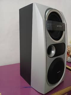 Phillips passive subwoofer for audio home theater and sound system