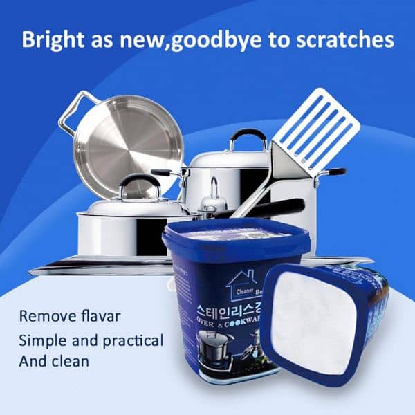 Powerful Stainless Steel Cookware Cleaning Paste 4