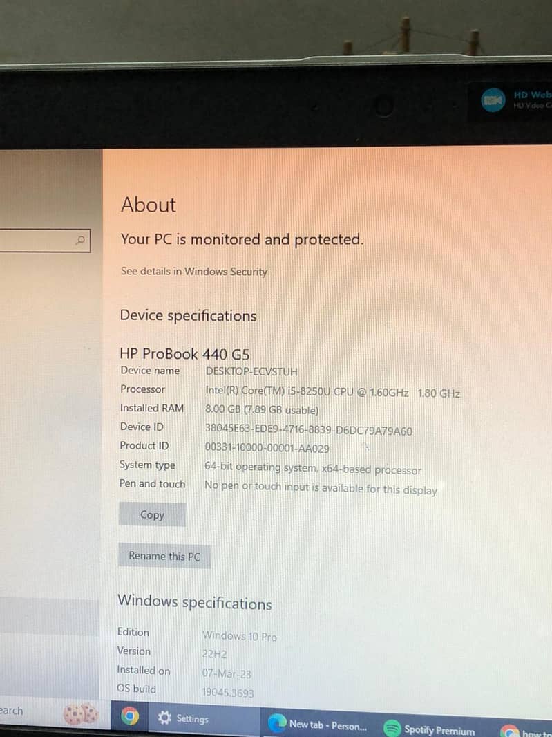 HP Probook 440 G5 9
