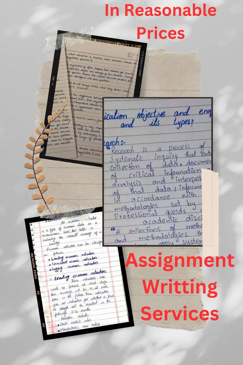 handwritten Assignments in reasonable prices 1